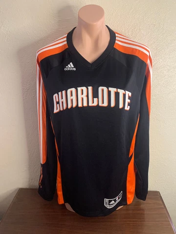 2010-11 Charlotte Bobcats Basketball Team Issued Shooting Shirt adidas Size XLT Cover