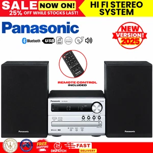 NEW Panasonic Hi Fi Stereo System Radio FM Bluetooth CD MP3 USB Sound System AU - Picture 1 of 12