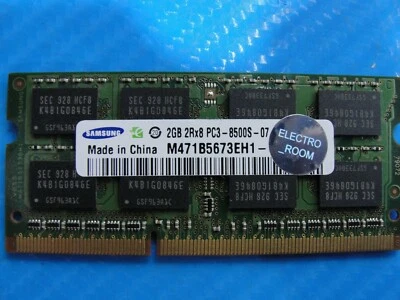 MacBook Pro A1297 Samsung 2GB Memory PC3-8500S-07-10-F2 M471B5673EH1-CF8 - Image 1 of 2