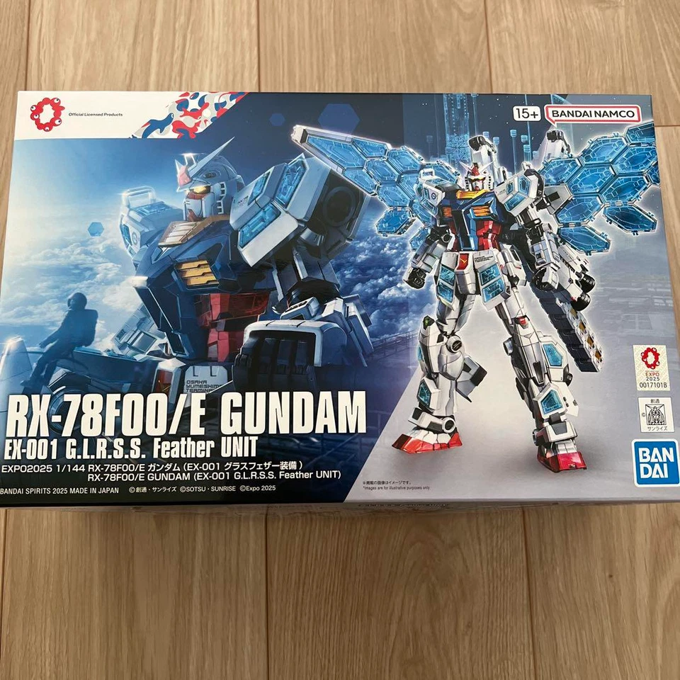 GUNDAM RX-78F00/E EX-001 GLRSS Feather Equipped UNIT 1/144 BANDAI JAPAN EXPO2025 - Image 1 of 1