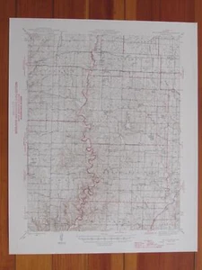 Millersburg Missouri 1946 original vintage mapa de ratón del USGS - Imagen 1 de 1