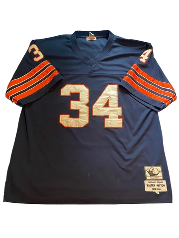 Mitchell & Ness mens 3XL 60 Jersey Chicago Bears # 34 Walter Payton 1975-1986 Cover