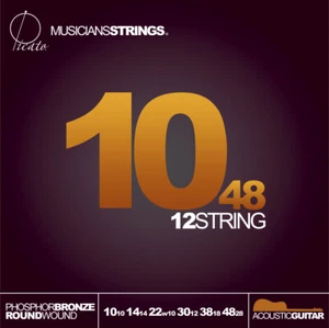 Cuerdas de guitarra acústica Picato 12 cuerdas bronce fósforo 10-48 96513 - Imagen 1 de 1