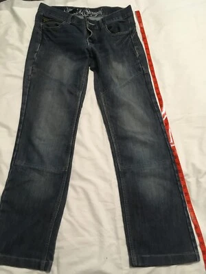 速度和力量 SSGEAR MOTOLISA 蓝色女式牛仔裤 — 第 1/4 张图片