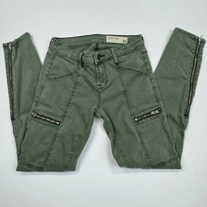 Pistola Hunter Skinny Cargo Hose Ankle Zip Moto olivgrün Größe 25 - Bild 1 von 10