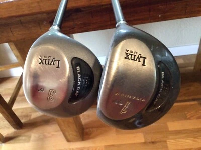 Lynx Black Cat Titanium 10.5* Driver & 3 Wood Stiff Graphite RH Flare 650 Shaft - Image 1 of 4