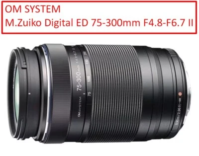 OM SYSTEM M.Zuiko Digital ED 75-300mm F4.8-F6.7 II Lens - Image 1 of 4