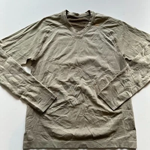 LULULEMON Sage Green Metal Vent Tech 2.0 LS Training Shirt - Men's Medium - Picture 1 of 6