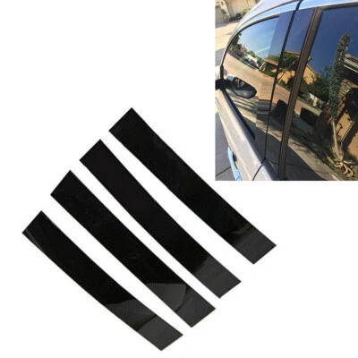 Cubierta de moldura de puerta postes de pilar negro brillante para Dodge Ram 1500/2500/3500 2002-2008 Foto 1 de 4