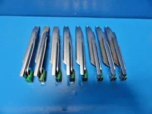 8 x GE Greenline WA Miller # 4 Glasfaser Laryngoskop Klingen OEM #68064 ~13953 - Bild 1 von 12
