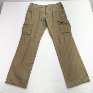 Old Navy Cargo Pants Mens 34x34 (34x32) Khaki Broken In Cargo Pants Utility - Picture 1 of 8