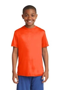 Sport Tek Youth's Dri-Fit PosiCharge Workout S-XL T-Shirt M-YST350 - Picture 1 of 29