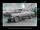 Old 8x6 Historic Photo Of Chevrolet Chevelle Ss 1971 Motor Show Display