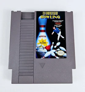 Championship Bowling (Nintendo NES, 1989) Authentic Tested Working Cleaned - Picture 1 of 4
