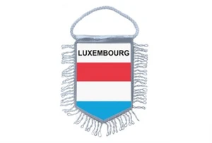 Mini Banner Fahne Wimpel Fenster Spiegel Autos Landbanner Luxemburg - Bild 1 von 1