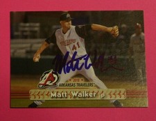 2018 Grandstand, Arkansas Travelers - MATT WALKER - autographed