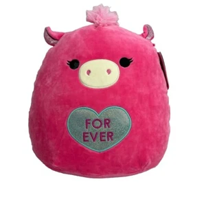 Kellytoy Paloma Pink Pegasus 12" Squishmallow Forever Heart Plush 2023 NEW - Picture 1 of 13