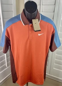 Nike Golf Club Dri-Fit Vintage Coral Polo Shirt FQ1150-846 - Uomo Medium - Nuova con etichette - Foto 1 di 6