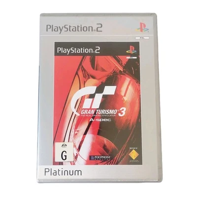 Gran Turismo 3 - A-spec - Platinum - PlayStation 2 PS2 Game PAL Complete  - Image 1 of 4