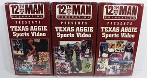 Texas Aggie Sports Video 12th Man Football 1996-1999 VHS Tape Factory Sealed - Picture 1 of 3