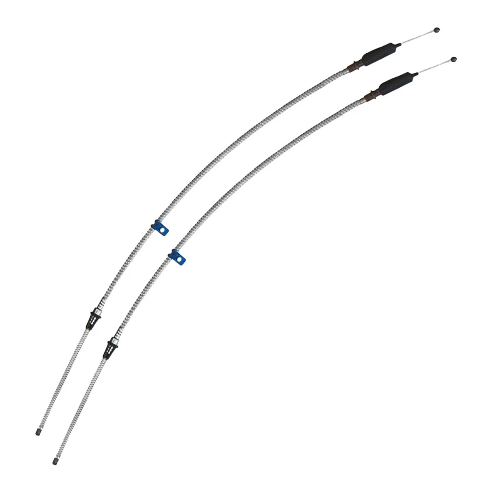 Пара тросов аварийного заднего стояночного тормоза 1958-64 Chevrolet Impala оригинальная сталь - Изображение 1 из 4