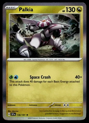 Palkia 136/191 SV08: Surging Sparks - Image 1 of 2