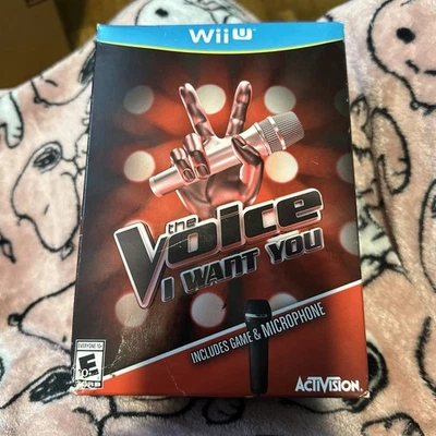 The Voice: I Want You (Nintendo Wii U) Big Box Game With Microphone - Image 1 of 4