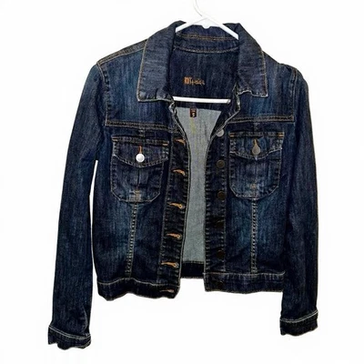 Kut From the Kloth Womens Amelia Denim Jacket Size Small Dark Wash  - Image 1 of 4