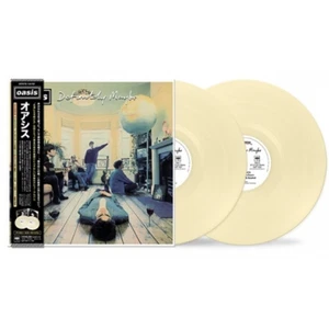 Oasis Definitely Maybe Ivory Color Vinyl 2LP SIJP-1057 Japan Limited Obi 2025 JP - Picture 1 of 1