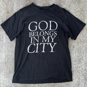 Vintage God Belong In My City T-Shirt L 90’s Y2K - Bild 1 von 4