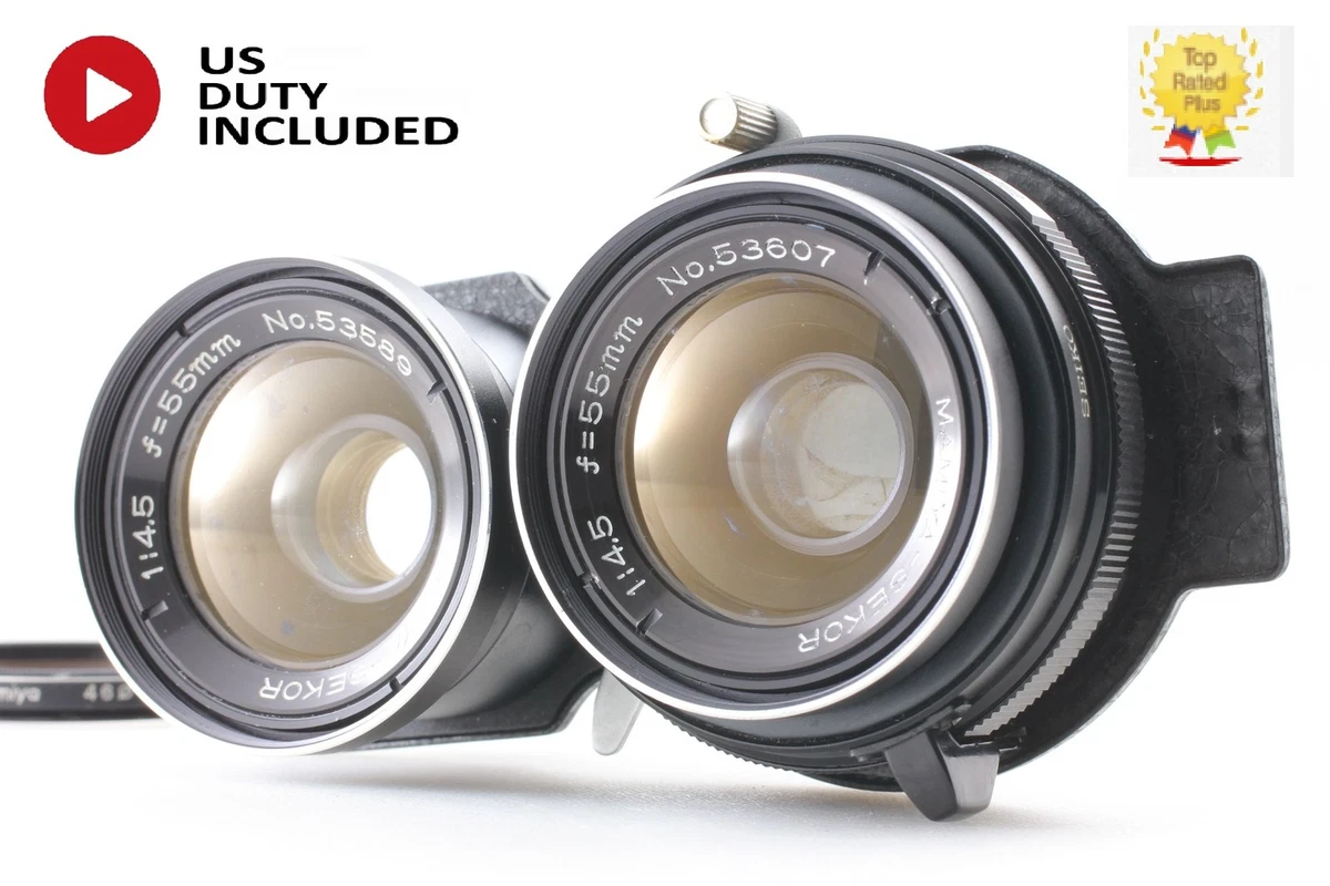 【ケース付き】MAMIYA-SEKOR レンズ　SEKOR 55mm f4.5 Yahoo!オークション - Mamiya Sekor 55mm f4.5 Lens 【レンズケース・