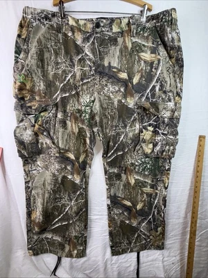 Vintage Real Tree Edge Camo Baggy Hunting Pants 6 Pockets Mens Sz 3XL 48/50 Exc - Image 1 of 4