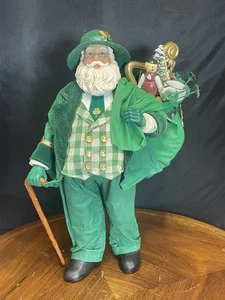 Celtic Irish 11" Santa Clause - Vintage Fabriche KSA Kevin Adler Collectibles - Picture 1 of 12