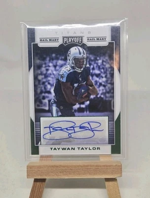 Taywan Taylor Auto 2017 Panini Playoff - Rps Autographs #RPS-TT Hail Mary - Image 1 of 2