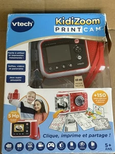 VTech KidiZoom Kinderkamera mit Drucken Kamera Print Cam Rot - Bild 1 von 8