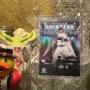 2025 Bowman Chrome Hyeseong Kim Rockstar Rookies Insert RC RR-3 LA Dodgers - Picture 1 of 2