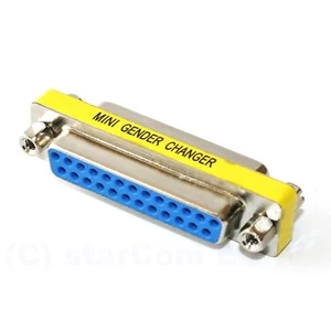 Adapter Gender Changer 25-pol Buchse D-Sub parallel LPT Drucker Printer-Port - Afbeelding 1 van 1