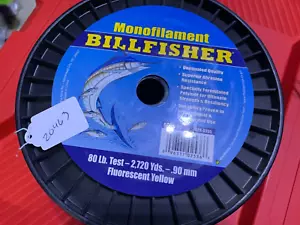 Billfisher monofilamento 80 libbre. Test fising line 2720 yds.(lotto #20463) - Foto 1 di 4