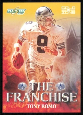 2008 Score Franchise Gold Zone #1 Tony Romo /500 - Image 1 of 2
