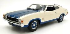 Autoart 1/18 Scale Diecast DC3322H - Ford Falcon 500 - White/Blue With Case