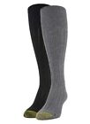 GOLD TOE Women's 2 Pack Lodge Collection Tuckstitch Knee High Socks, size 9-11 B