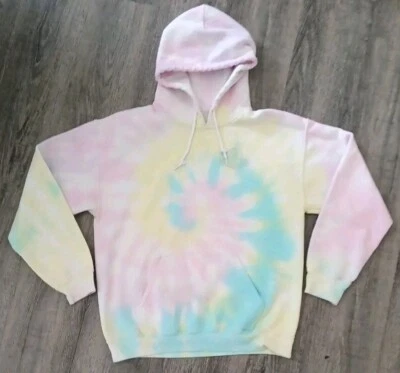 Hot Topic Black Matter Tie Dye Hoodie Adult Medium Alien Gunge Hip Hop - Image 1 of 4