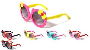 Kids Bow Duotone Round Sunglasses (K820) *NEW* *FREE Shipping* - Picture 1 of 7