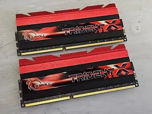 8GB (2x4GB) DDR3, PC3-19200, 2400MHz, G.SKILL TRIDENT X, 1.65V, WORKING - Picture 1 of 3
