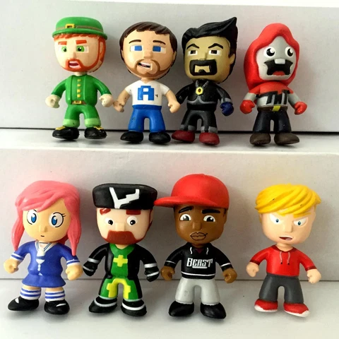 Tube Heroes Mini Gaming Character Figures 8pcs BIN Cover