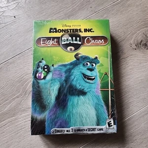 Monsters Inc Eight Ball Chaos Disney Pixar Windows 95/98/Me CD-Rom Game - Picture 1 of 4