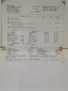 1960 Ronald Reagan Fernsehanrufblatt G.E. Theater "So tödlich, so böse" - Bild 1 von 6