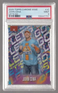 2025 Topps Chrome WWE John Cena Let's Lets Go Case Hit PSA 9 SSP #JC - Bild 1 von 1
