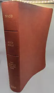 NASB New American Standard Super Giant Print Reference Bible Leathersoft NICE - Bild 1 von 21