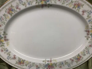 Noritake Contemporary “Memory” pattern Serving Platter 13.5” x 10 1/4” Vintage - Picture 1 of 5